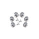 Diamante Studded Chicago Rivets (Pack of 100)
